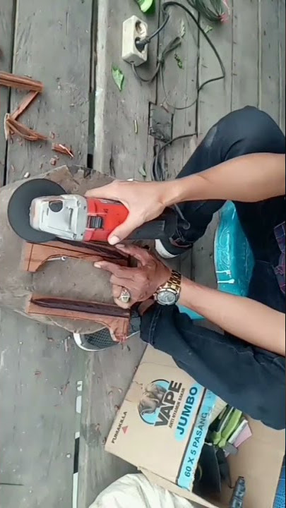 cara mudah membuat sarung badik