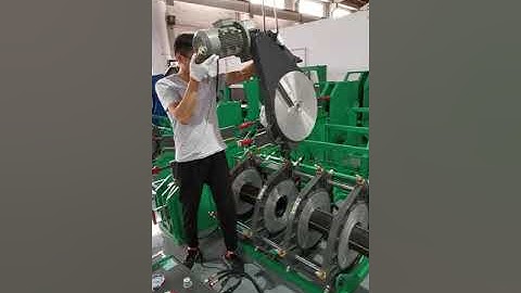 operation video of RIYANG HDPE butt fusion welding machine/ maquina de termofusion