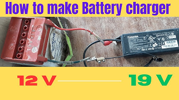 How to modify laptop charger 19 volts to12 volts