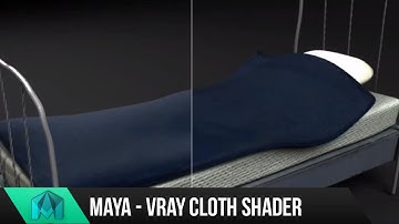 Maya Shading Tutorial - How to Create a Vray Cloth Shader HD