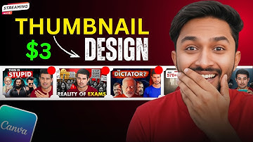 Create viral Eye-Catching Thumbnails in Canva (2025) | Step-by-Step Canva Tutorial