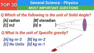 Top 30  Physics MCQs | Physics MCQs | General Science MCQ | MCQ for Competitive Exams