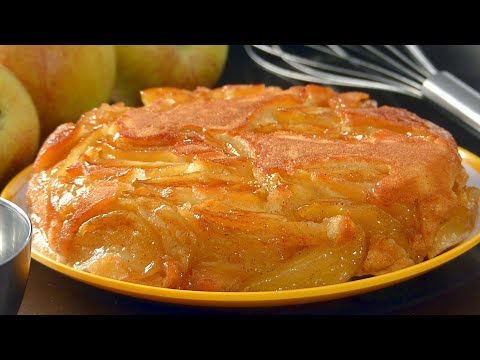 Tarta de Manzana en Sartén 🍎 ¡100% SIN HORNO! ✅