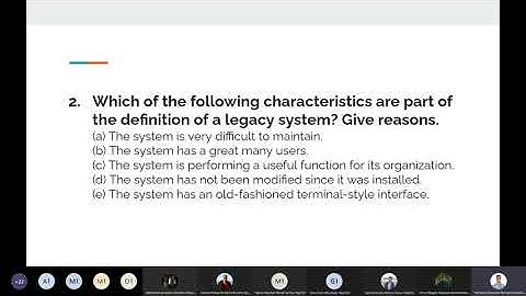 Software Maintenance and Evolution - Legacy Information Systems (LIS)