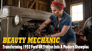 Girl Mechanic Transforming 1952 Ford 8N Tractor Into A Modern Showpiece