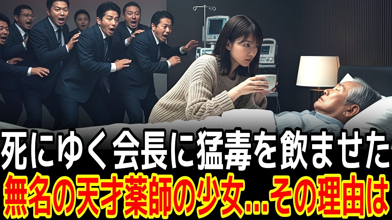 死にゆく会長に猛毒を飲ませた無名の天才薬師の少女...その理由は|感動の実話|衝撃の逆転劇|人生ドラマ|