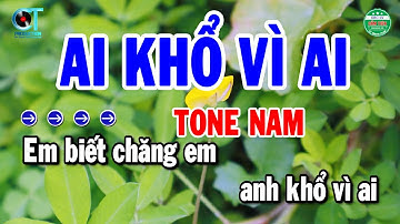 Karaoke Ai Khổ Vì Ai Tone Nam Nhạc Sống Bolero Beat Chuẩn 2024 | Cẩm Tiên Organ