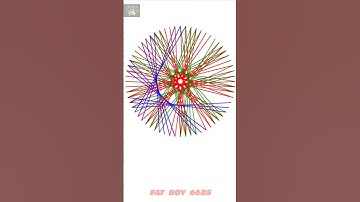 Prime Number Spiral Animation（64）#spirograph