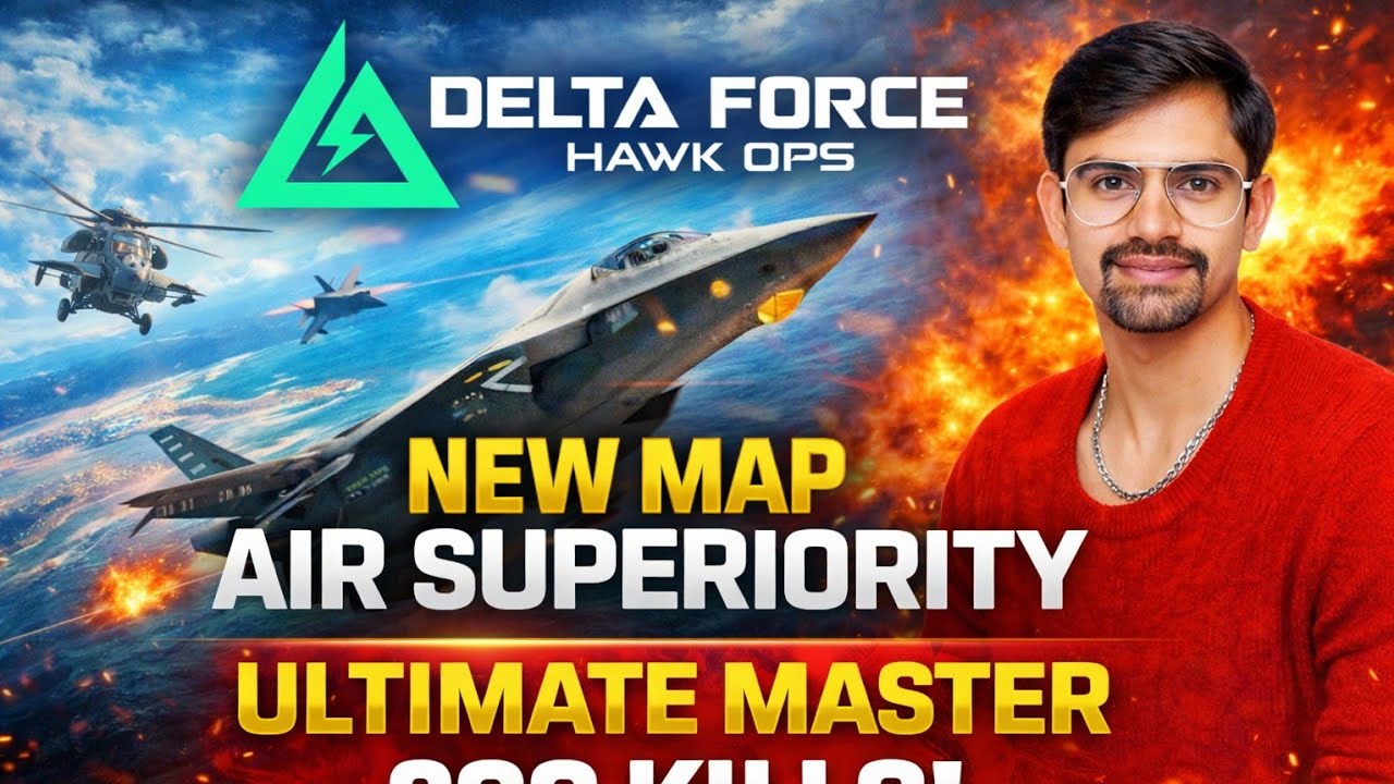 AIR SUPERIORITY 🔴 LIVE | Ultimate Master Gameplay | Delta Force Mobile ...