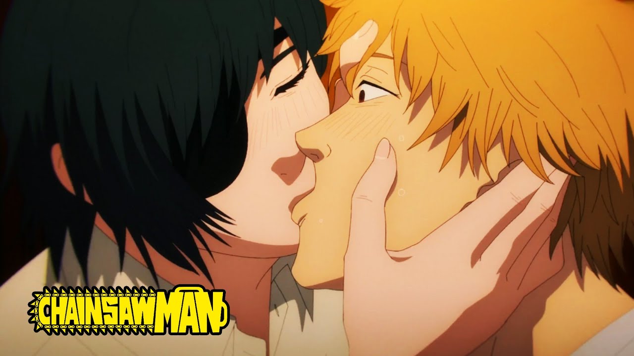 Denji First Kiss With Himeno - Chainsaw Man Episode 7