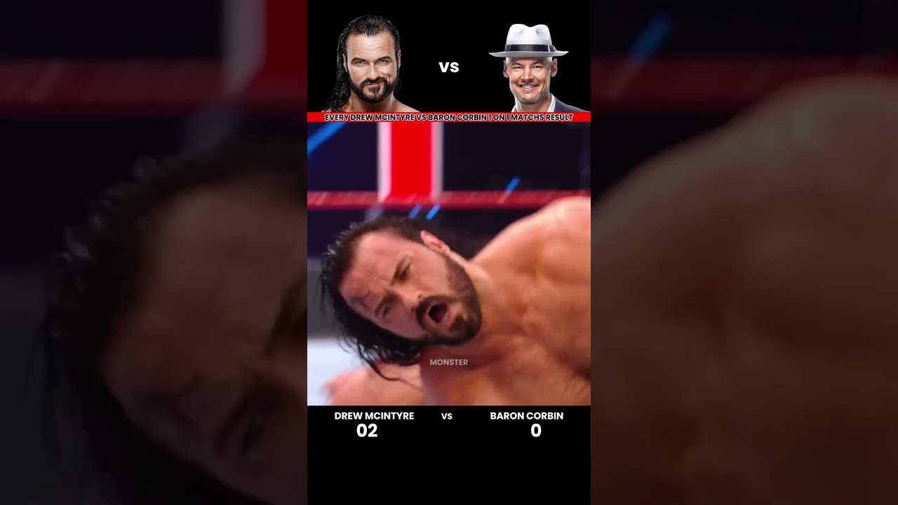 Every Drew McIntyre vs Baron Corbin 1 on 1 Match Result Edit 💥 