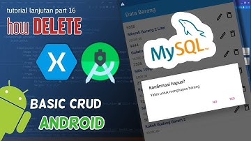 Xamarin Forms MySQL Delete Data #xamarinformindonesia #xamarinformcrudmysql