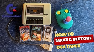 How to make new or restore Commodore 64 Tapes - Step by Step Guide