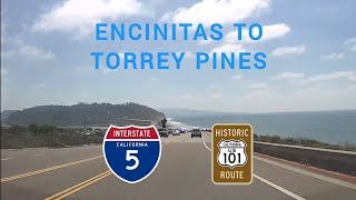 Encinitas to Torrey Pines, La Jolla, CA | Interstate 5 South & Historic Hwy 101 by Southwest Road Trips 391 views 8 months ago 17 minutes