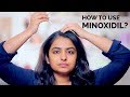 How to use minoxidil  hair regrowth  skin diaries