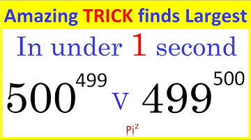 Amazing TRICK allows you to identify the largest number in under 1 SECOND (All steps shown).