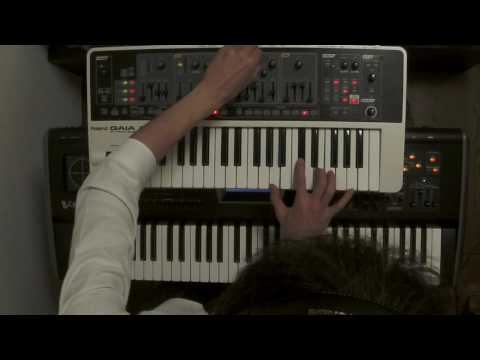 Roland GAIA SH 01デモ演奏 アルペジエイター