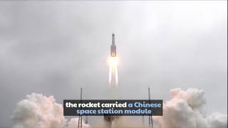 An out of control Chinese rocket