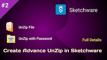 How to create a UnZip System in Sketchware #part2
