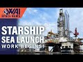 SpaceX Starship Sea Launch Platforms Under Construction! - SN9 Strange Tests