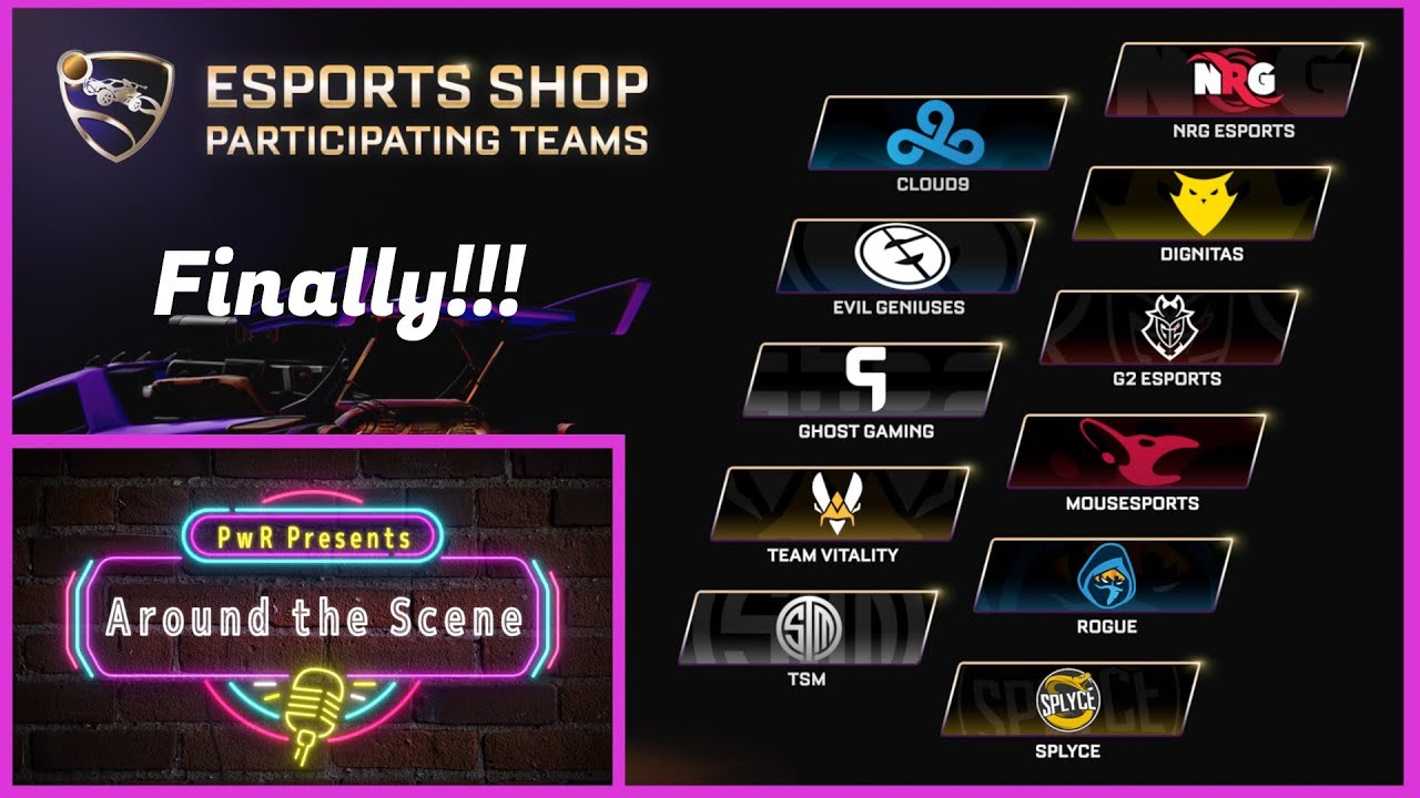 RL esports shop incoming - Around the Scene Pilot Episode
