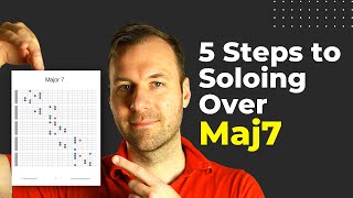 MAJOR 7 Arpeggio Guitar Shapes for Soloing with Chordal Tones