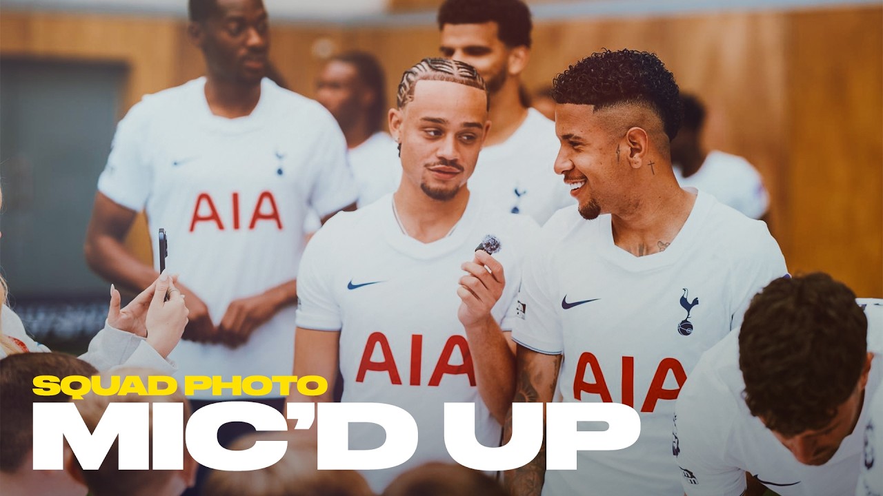 Spurs Mic'd Up! 🎙️ | Overheard on squad photo day 📸