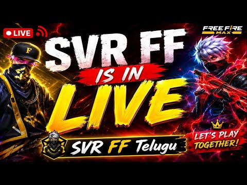 🔴 SVR FF is in live |join live for full entertainment|#funrooms#Telugulive#Rankpush#SVRFFTelugu