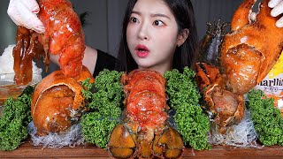 ASMR MUKBANG | 쫀탱쫀탱 대왕 랍스터장 🦞 내장넣고 랍스터장비빔밥 먹방! GIANT SPICY SOY SAUCE MARINATED LOBSTER & RICE EATING
