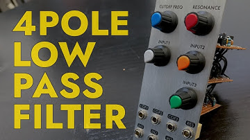 DIY EURORACK MFOS 4POLE 24dB/OCT LOW PASS FILTER