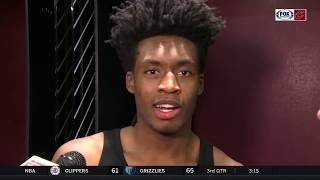 Collin Sexton reflects on first matchup against Steph Curry | CAVS-WARRIORS POSTGAME