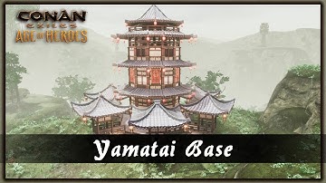 HOW TO BUILD A YAMATAI BASE [SPEED BUILD] - CONAN EXILES