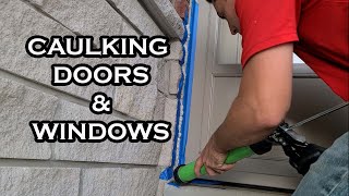 HOW TO CAULK AROUND DOORS AND WINDOWS? by Renovation school 2,447 views 1 year ago 3 minutes, 56 seconds