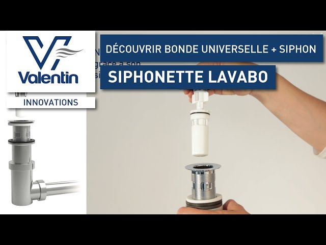 Bonde lavabo universelle Cut&Click - VALENTIN