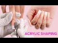 Acrylic nails for beginners  shaping  surface work  sealing the cuticle  33