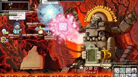 Maplestory GMS Bera hero Vs Zakum  Pre-hyper skill