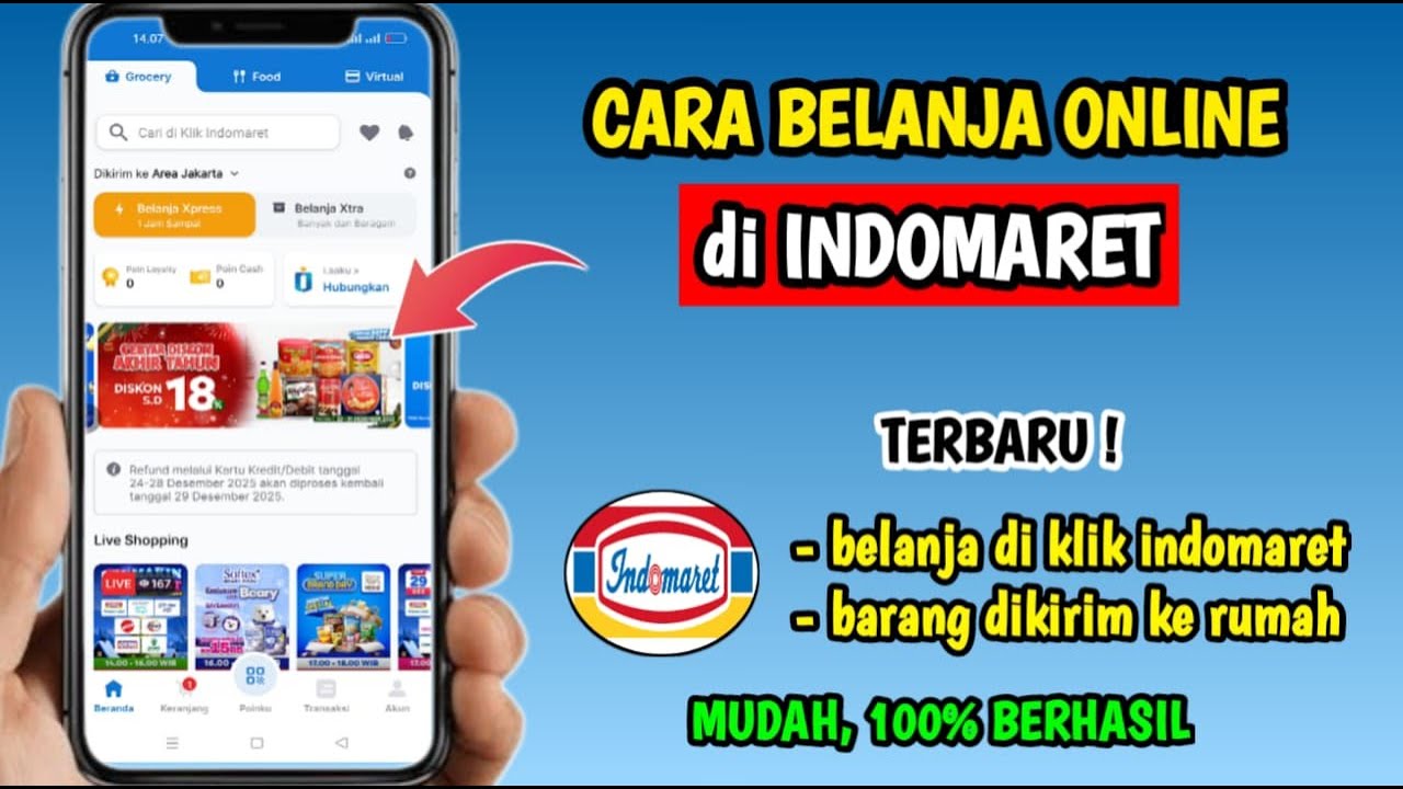 Cara Belanja Online di Indomaret | Belanja Online di Indomaret