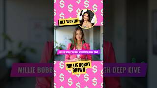 Millie Bobby Brown Net Worth 💰 How Rich Is She Really? #milliebobby #strangerthings  #networth