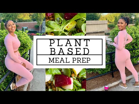 FREE Plant based/vegan meal prep for BEGINNERS!| CURVY VEGAN RECIPES @Justtaylorthings