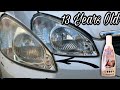 Easy Way To Clean Headlights||Headlight Restoration At Home||DIY  Cheapest Way