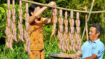 Cách Làm Lạp Xưởng Ruột Heo Truyền Thống Dễ Làm Tại Nhà |  Món Ăn Ngày Tết Ở Quê | KBMQ