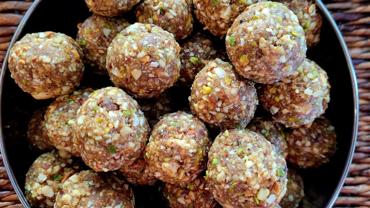 Nutty Delight Bliss | Dryfruit Laddu | Healthy & Easy Dessert | No Sugar Energy Bites | Vegan 