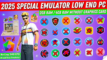 2025 Brand New Special Emulator For Free Fire Low End PC | Memu Play Best Android Emulator For PC