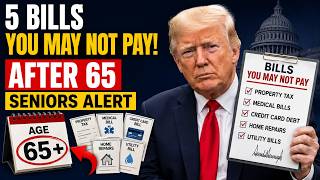 5 Bills Seniors Don’t Have to Pay After 65 (Check These NOW)