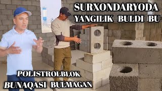 Surxondaryo v Shòrchi t yagona bulga Polistrolblok endi bizda kimga bulsa marxamat