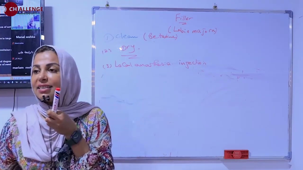 فيللر   كورس التجميل النسائي