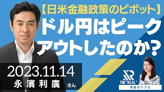 【日米金融政策のピボット】ドル円はピークアウトしたのか？（第一生命経済研究所 首席エコノミスト 永濱利廣さん）[為替のリアル]