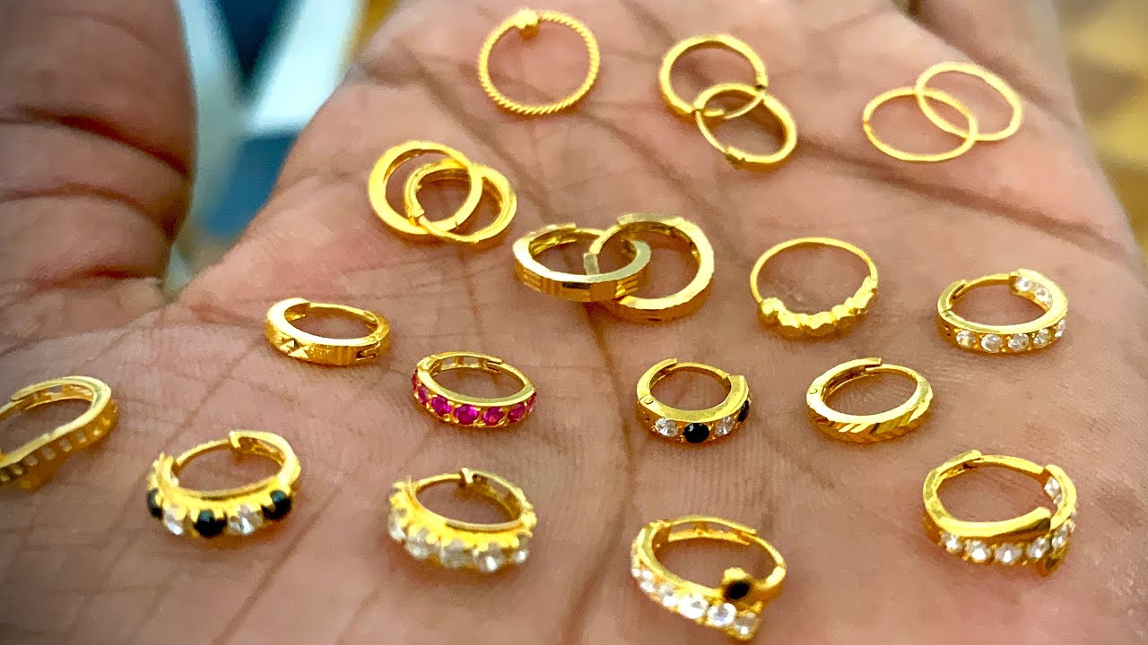 Indian nose pins and nose rings in real gold – Karizma Jewels