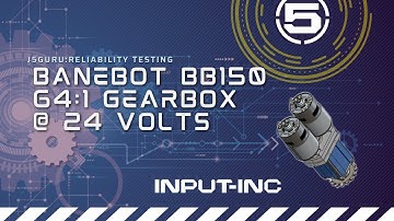 Banebots BB150 Gearbox Test
