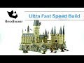 Ultra Fast Speed Build Hogwarts Castle - Second Biggest set Ever 6020 - Harry Potter 71043